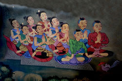 pintura tradicional tailandesa