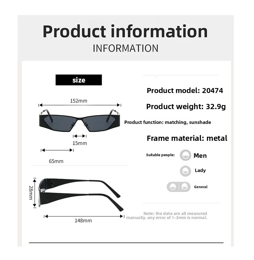 Thumbnail: Matrix Vintage Metal Frame Glasses - Matt Black