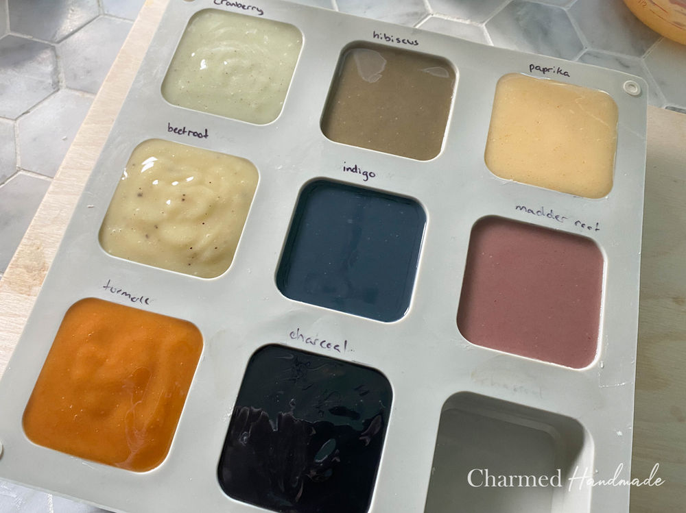 Natural Colorants for Cold Process Soap
