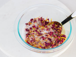 Rose Bath Salt With Botanicals
