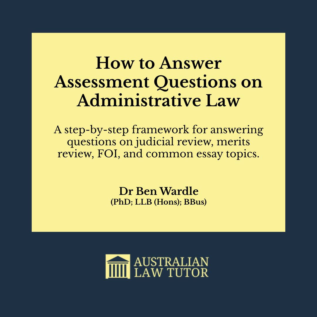 How to Answer Assessment Questions on Administrative Law