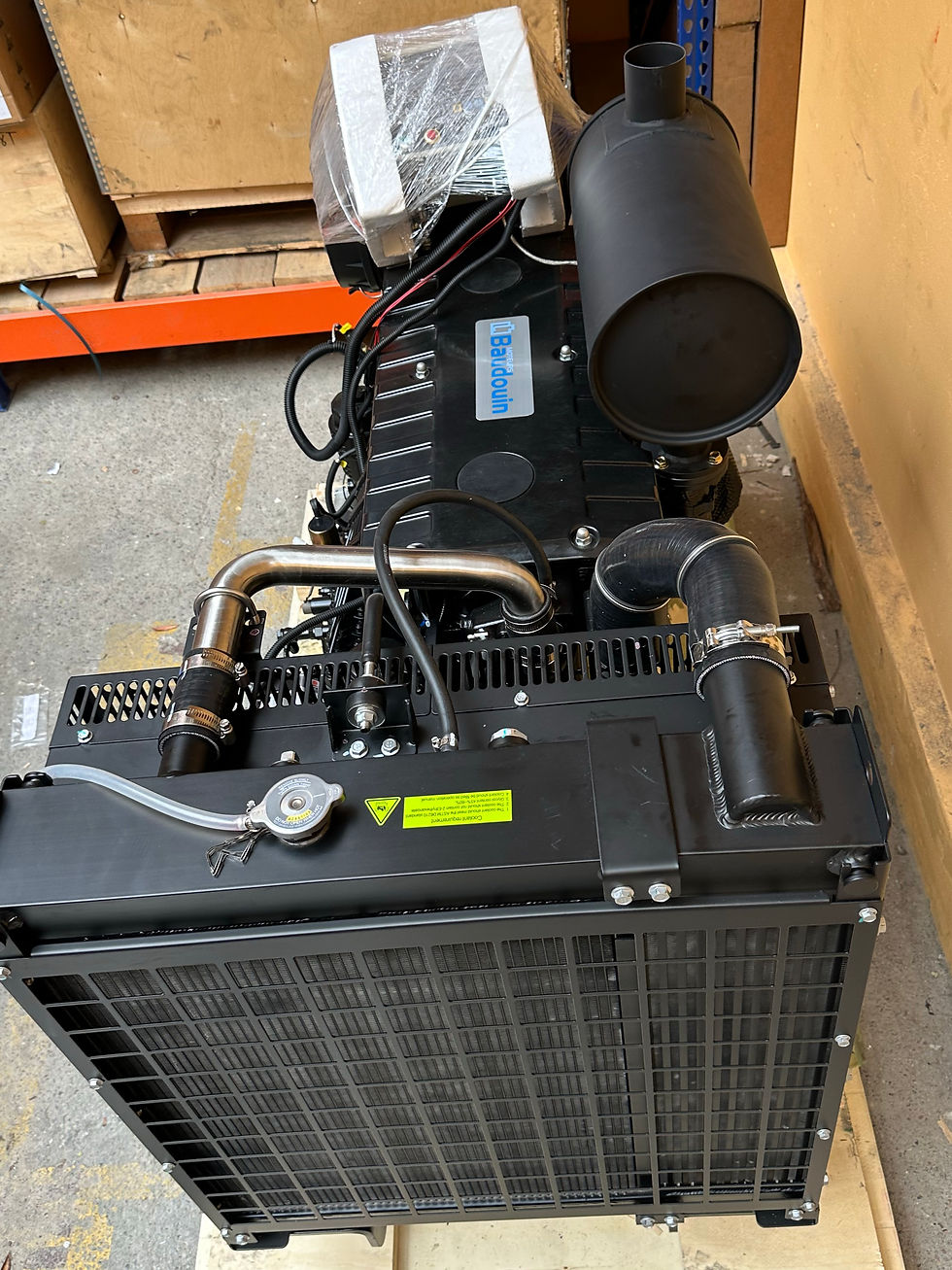 Miniatura: Motor diésel baudobuin 6M11V4 201 HP 2200 RPM
