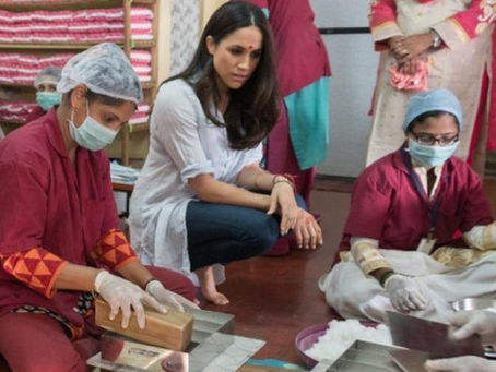 Meghan Markle colabora para mejorar higiene menstrual en mujeres de India