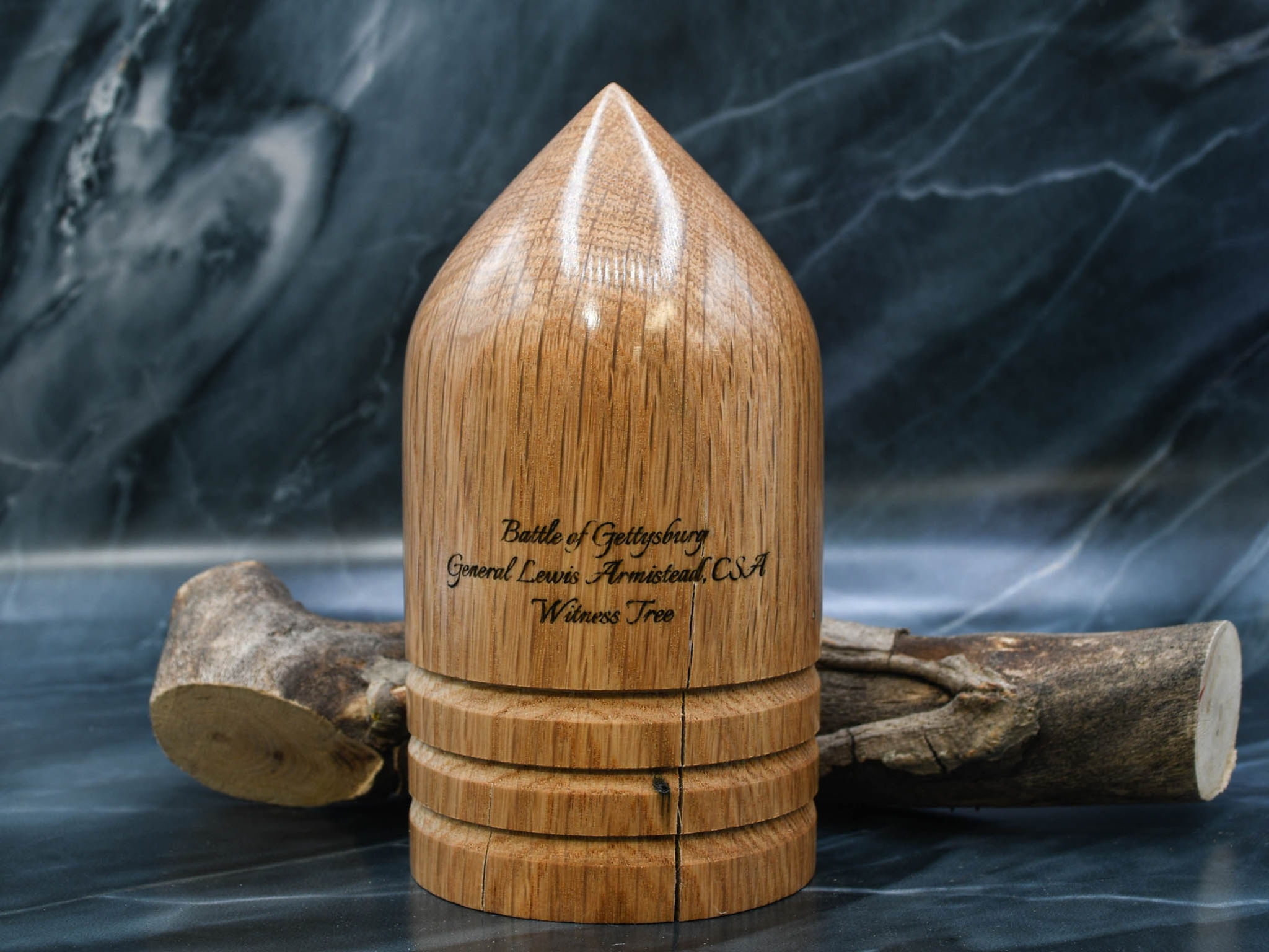 General Lewis Armistead, CSA, Oak Witness Tree Paperweight