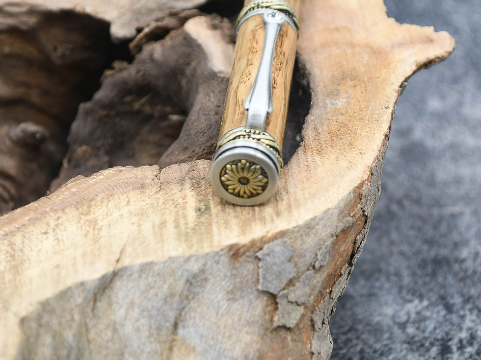 Thumbnail: General Jubal Early, CSA, Oak Witness Tree Deluxe Exec. Pen-Pewter/B