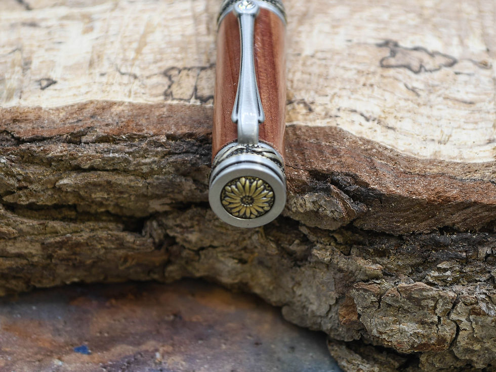 Thumbnail: Codori Farm Cedar Battlefield Tree Deluxe Pen-Pewter/Brass