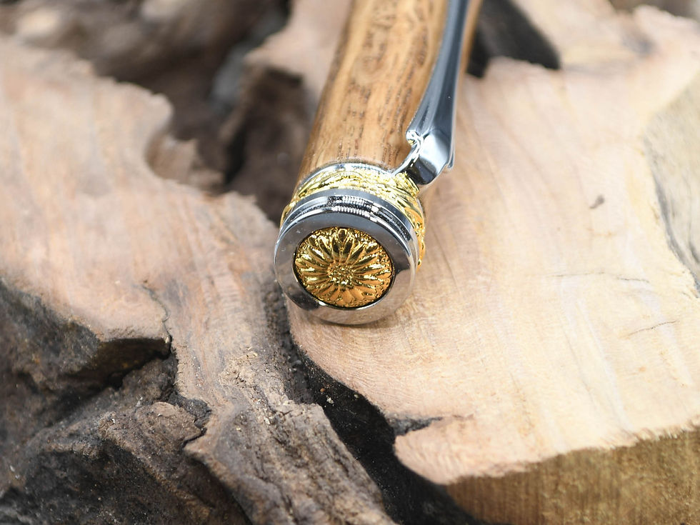 Thumbnail: General Jubal Early, CSA, Oak Witness Tree Deluxe Exec. Pen-Gold/Chr