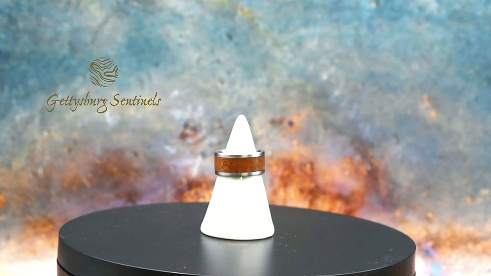 Thumbnail: Codori Farm Cedar Battlefield Tree Inlay Ring