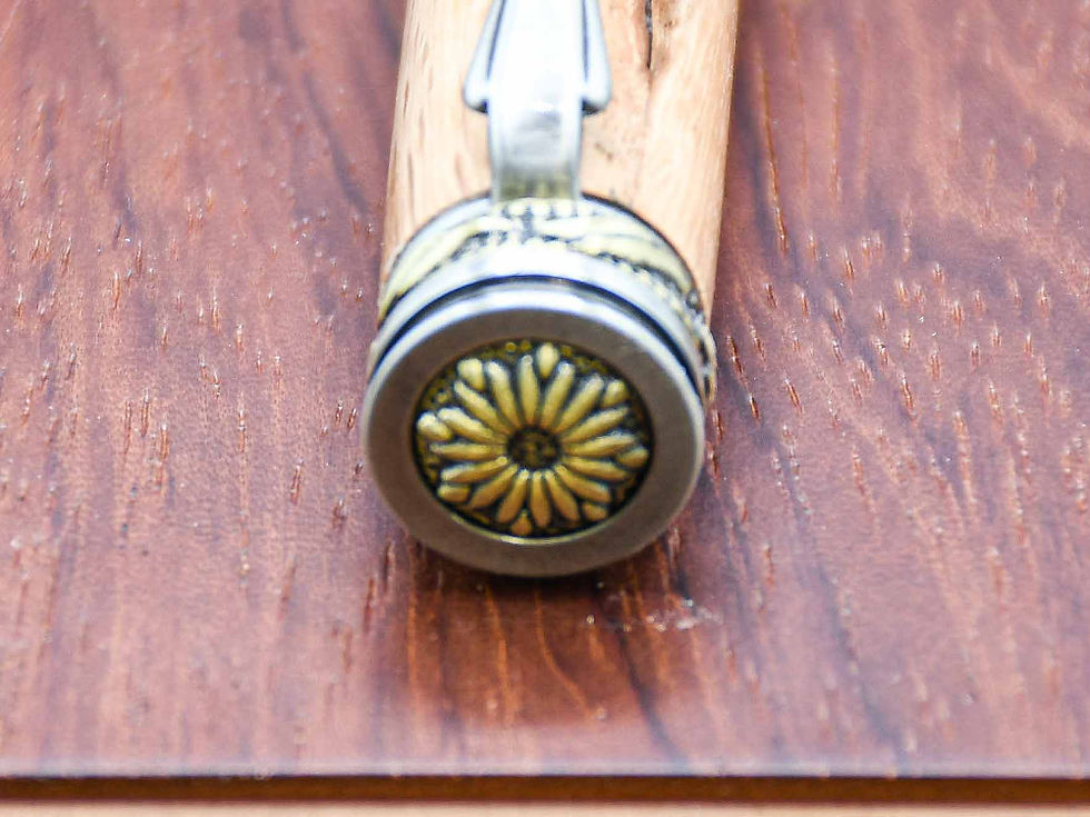 General John Buford, USA, Oak Witness Tree Deluxe Pen in Pewter/Brass