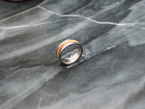 Abraham Lincoln Sycamore Witness Tree Inlay Ring