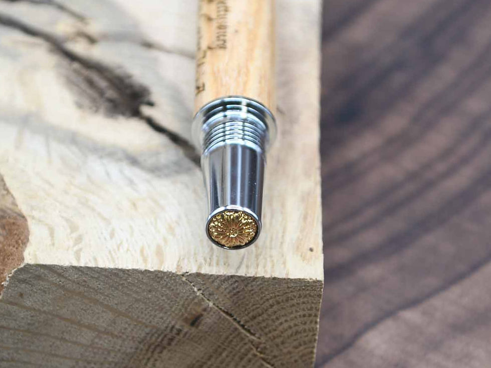 Col. Charles Coster Oak Witness Tree Deluxe Pen in Gold/Chrome