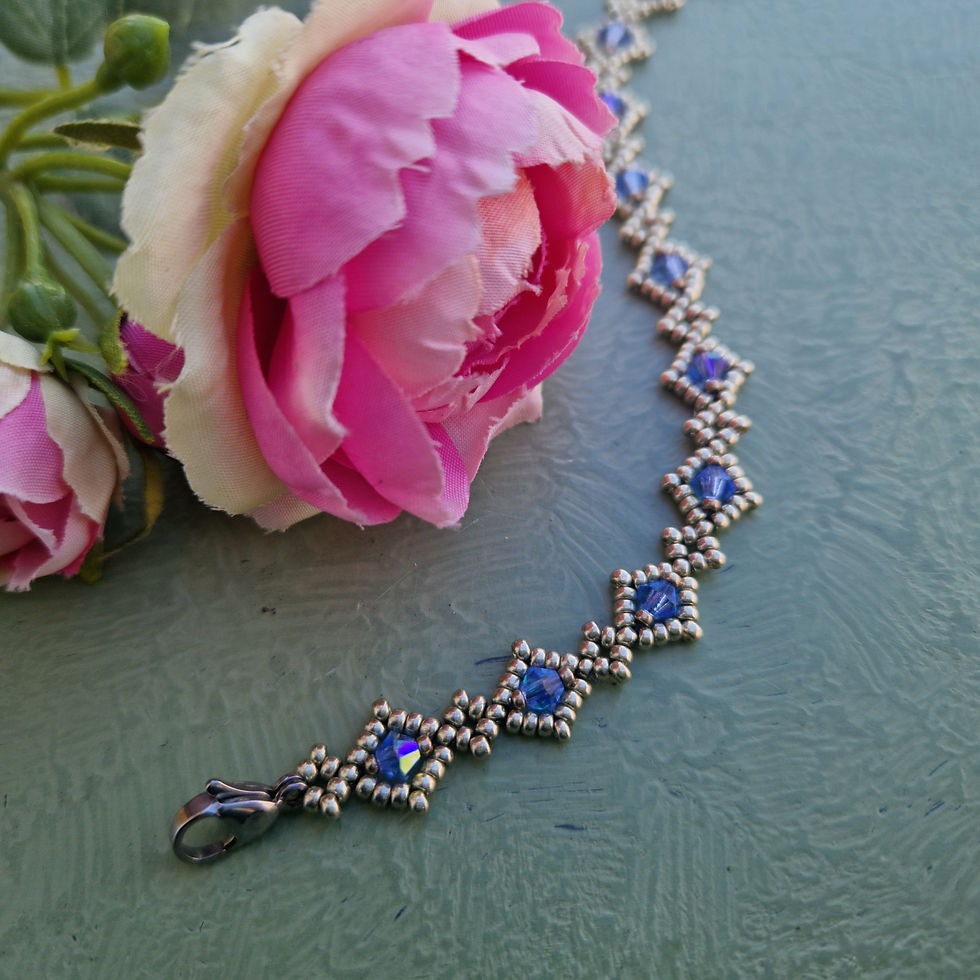 Light Sapphire AB - Kristallarmband