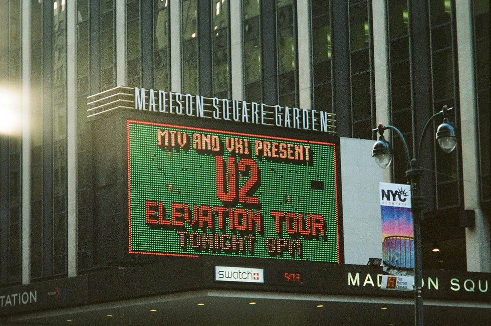 U2, October 24, 2001, New York, NY, Madison Square Garden, T7S4P8