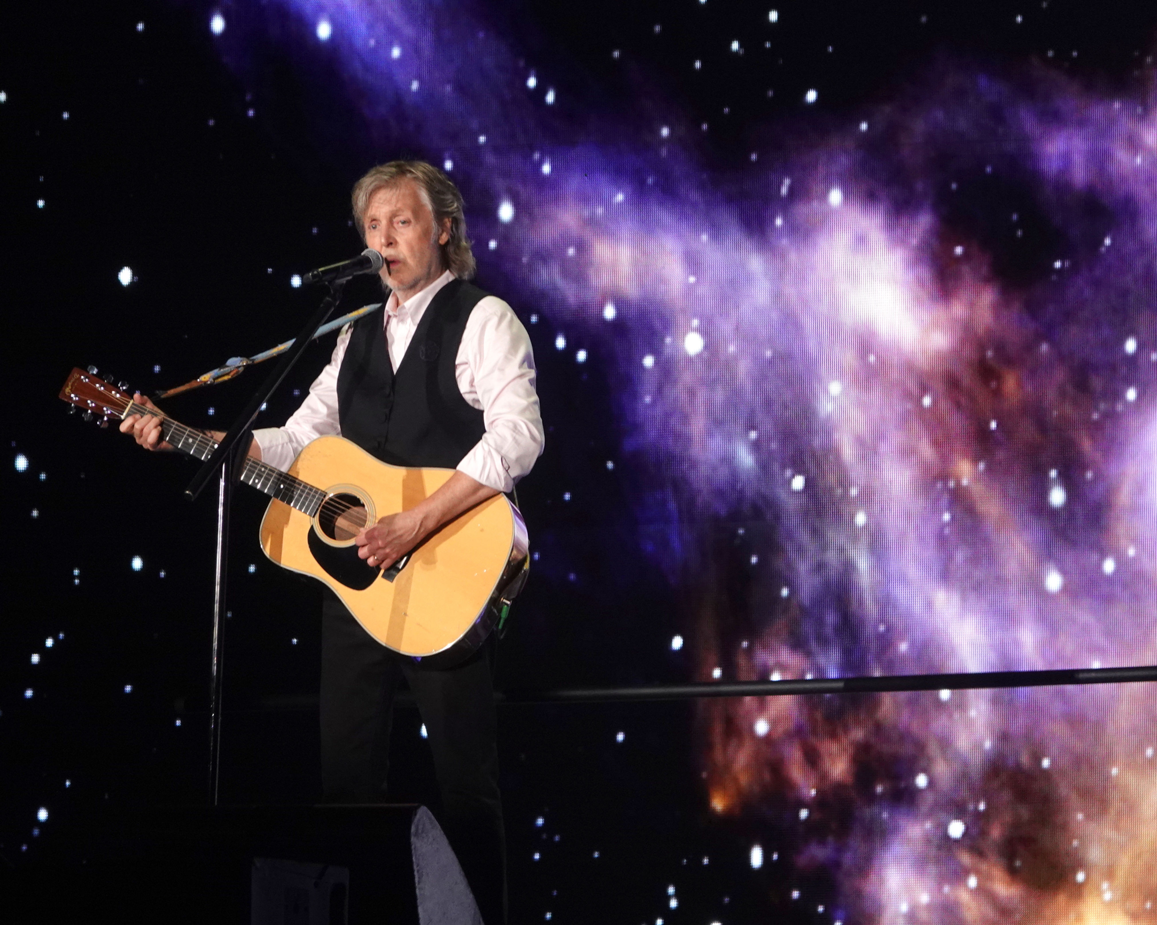 Paul McCartney "Galaxy" Print on Aluminum