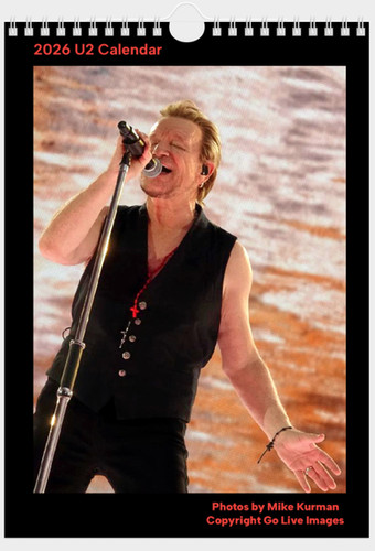 U2 @ 2026 Calendar | Go Live Images