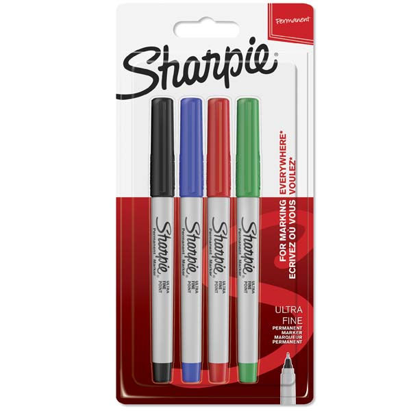 Sharpie Markör Permanent Ultra Fine Süper İnce Uç Renk Blisterli 1985879