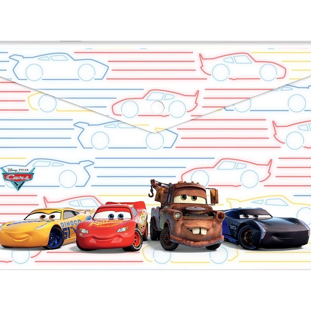 Keskin Color Çıtçıtlı Dosya Plastik Cars A4 120770-33