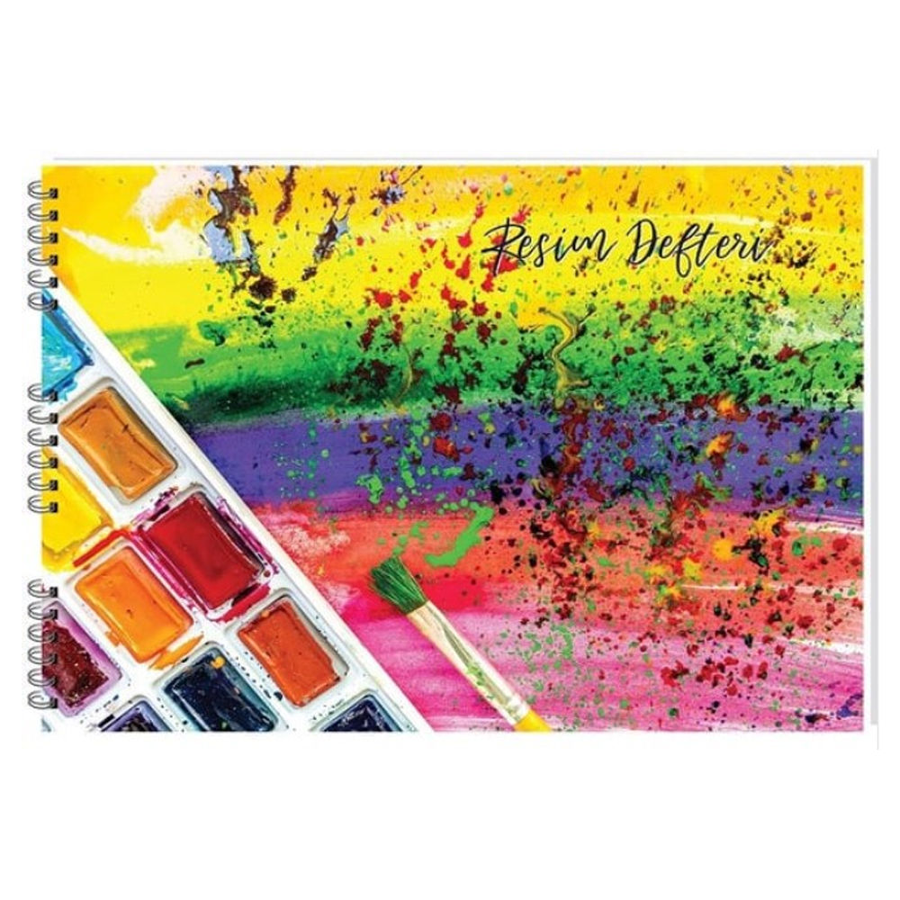 Keskin Color Resim Defteri Spiralli Basic 25x35 15 YP 304415-99