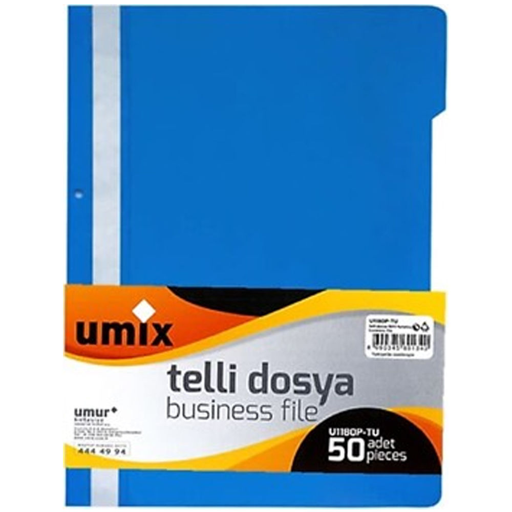 Umix Telli Dosya A4 Mavi U1180P-MA-Eco