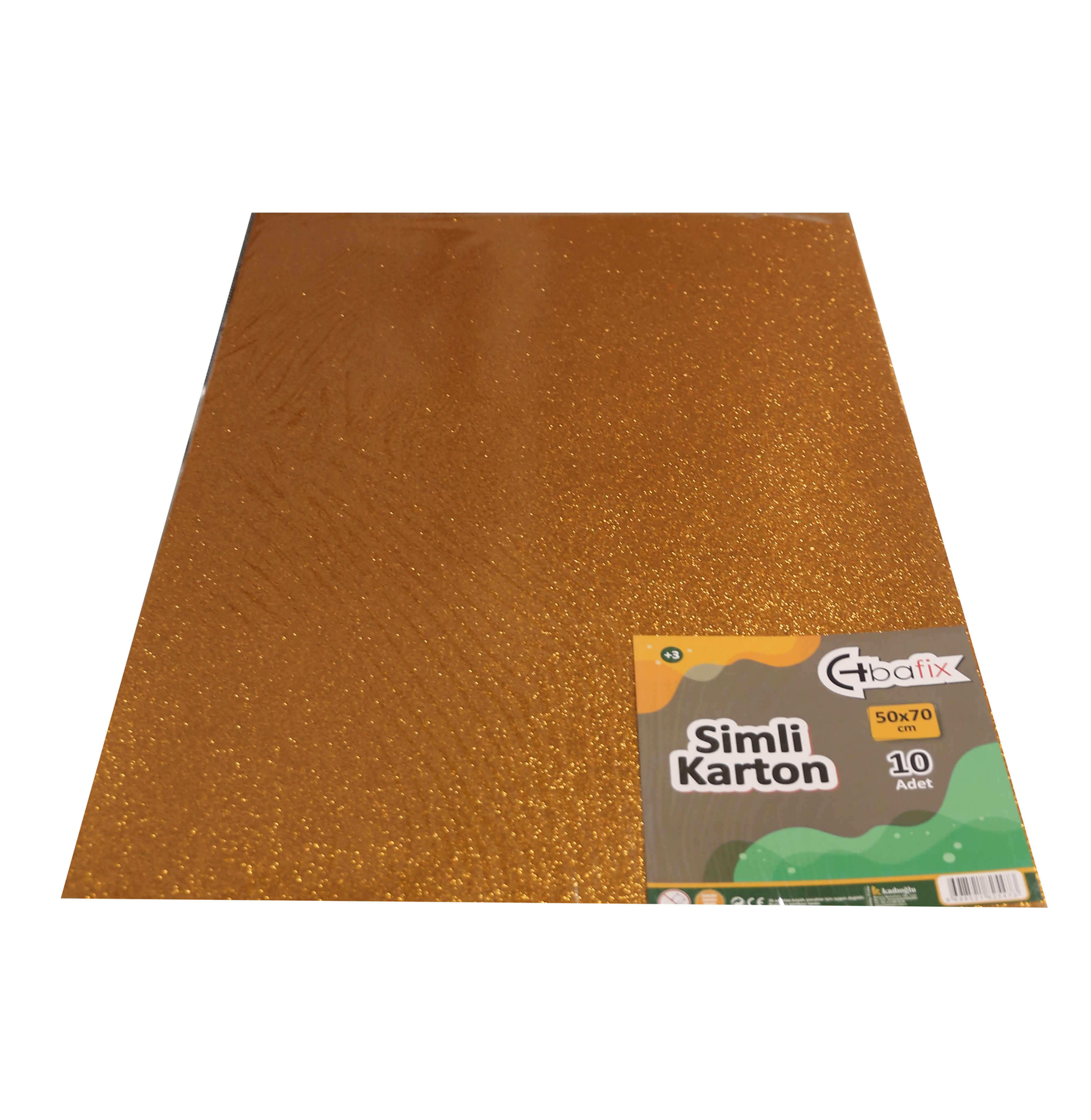 Bafix Simli Karton 50x70 Turuncu