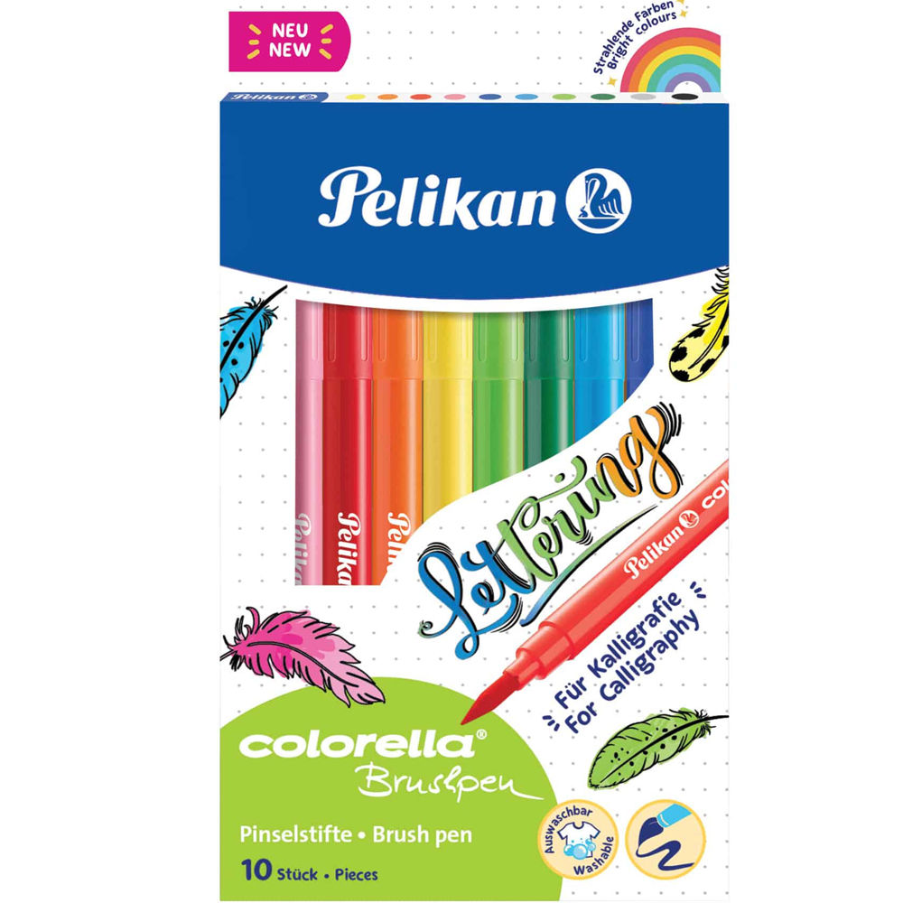 Pelikan Keçeli Kalem Colorella Fırça Uçlu Kutu