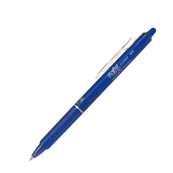 Pilot Tükenmez Kalem Frixion Clicker Bilye Uç Silinebilir 0.7 MM Mavi BLRT-FR