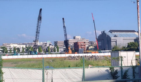 市場町JR社宅跡地の再開発 治水