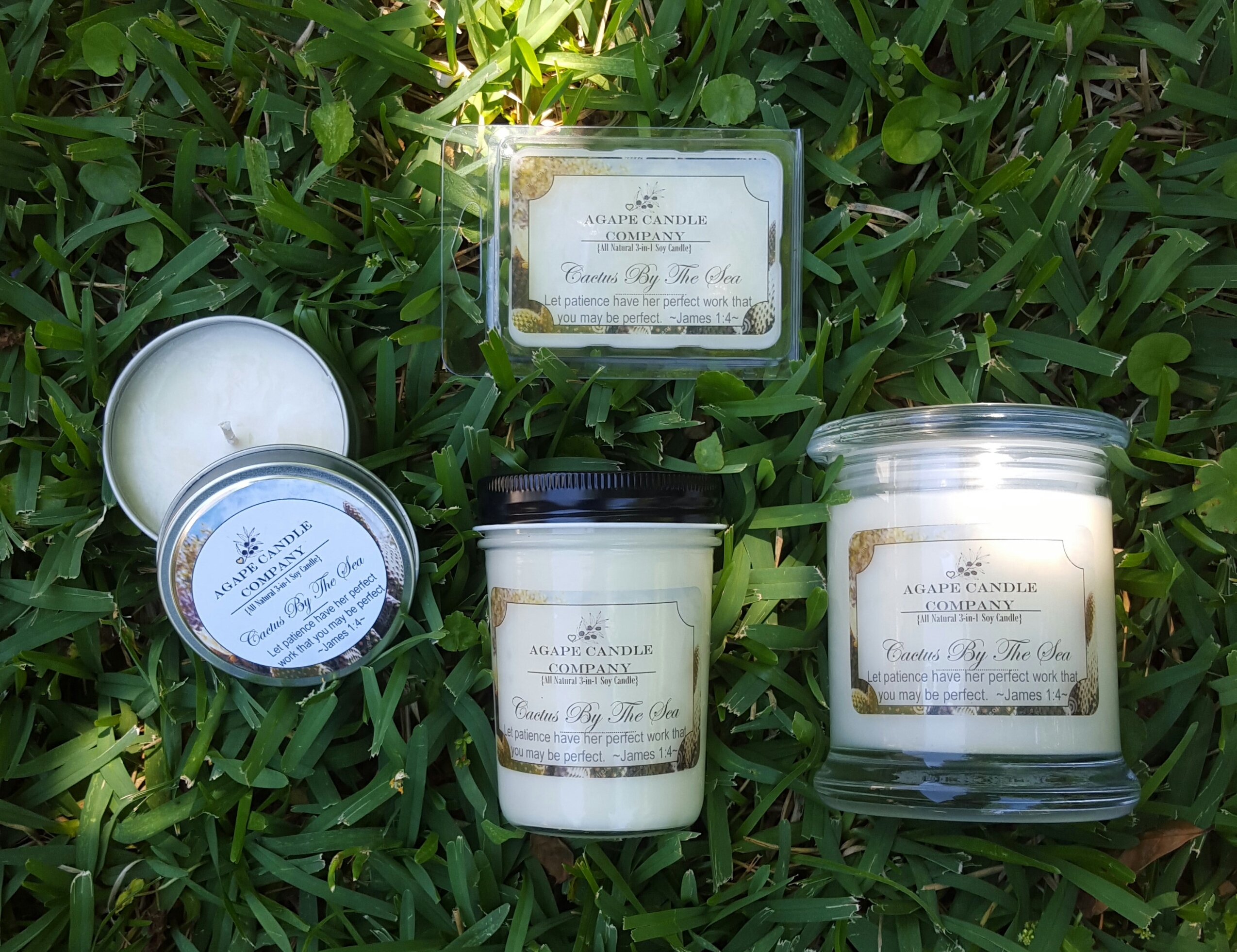 Agape Candle Company United States Scented Soy Candles