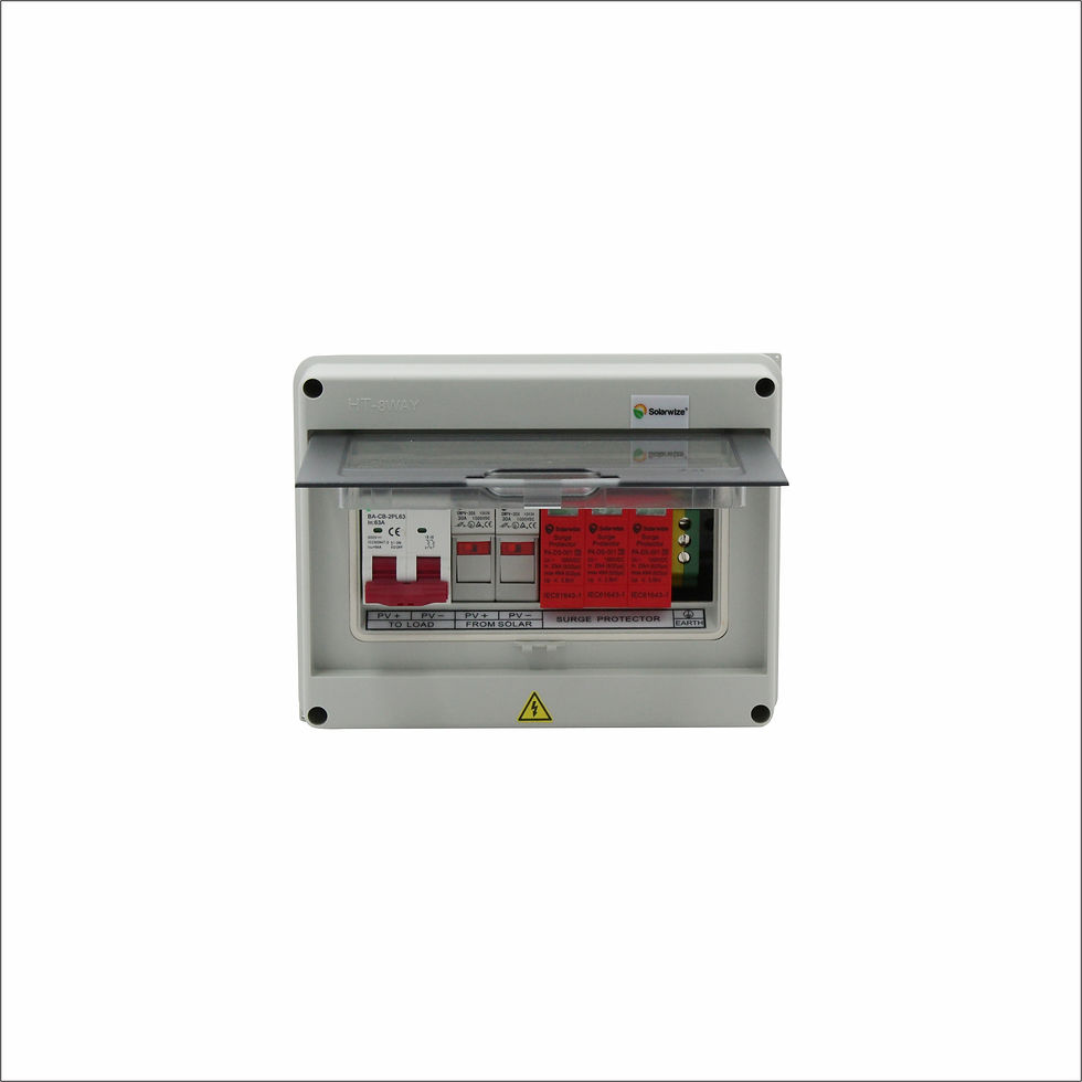 Thumbnail: Solarwize 1in-1out PV Solar Combiner Box Plastic