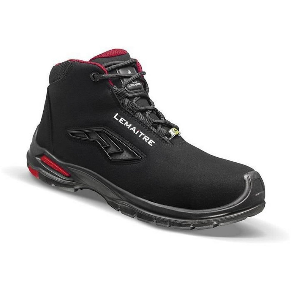 Safety shoes LEMAITRE RILEY HIGH S3 ESD SRC Black 44