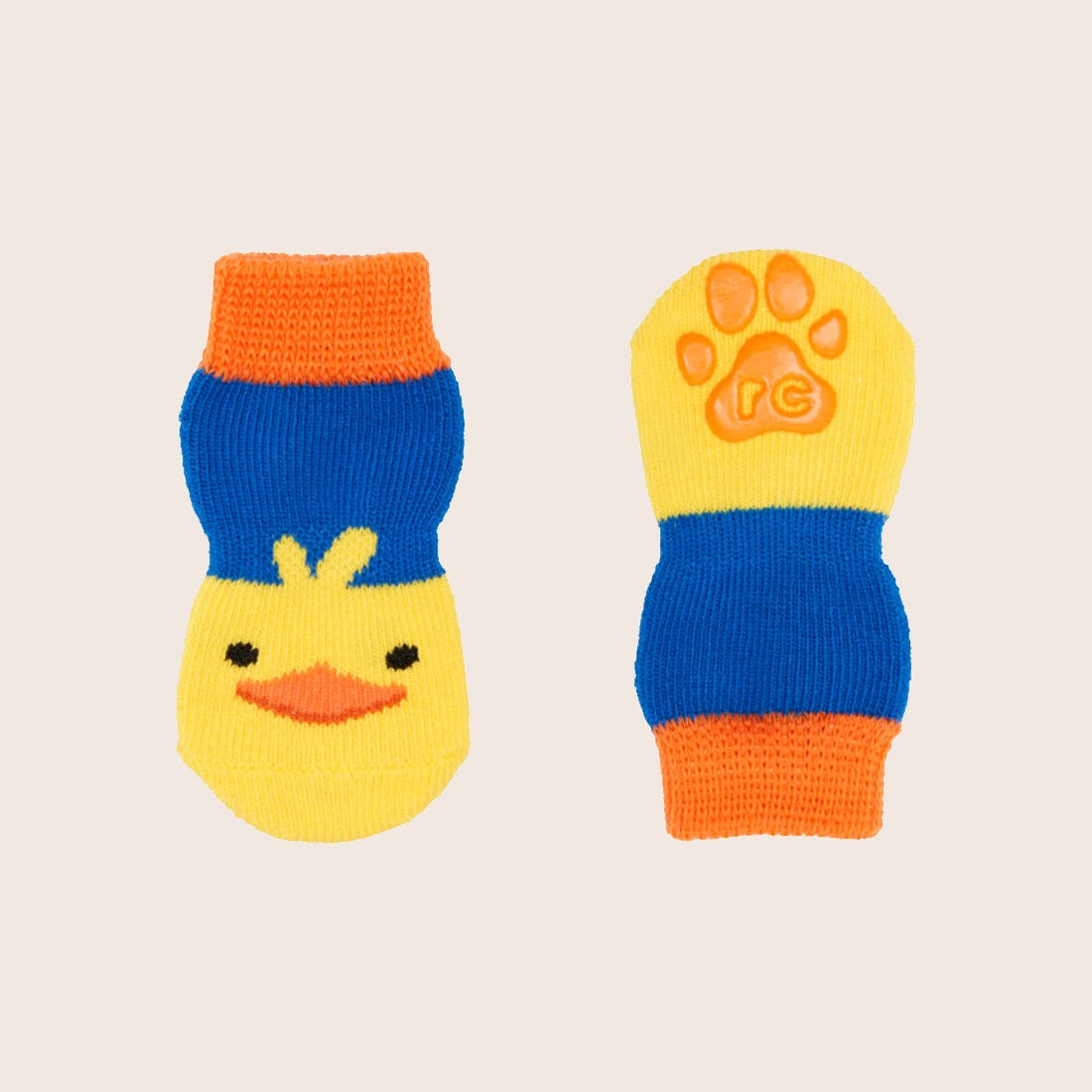 RC Pets Duckie Fun PAWks Pet Socks 4pk