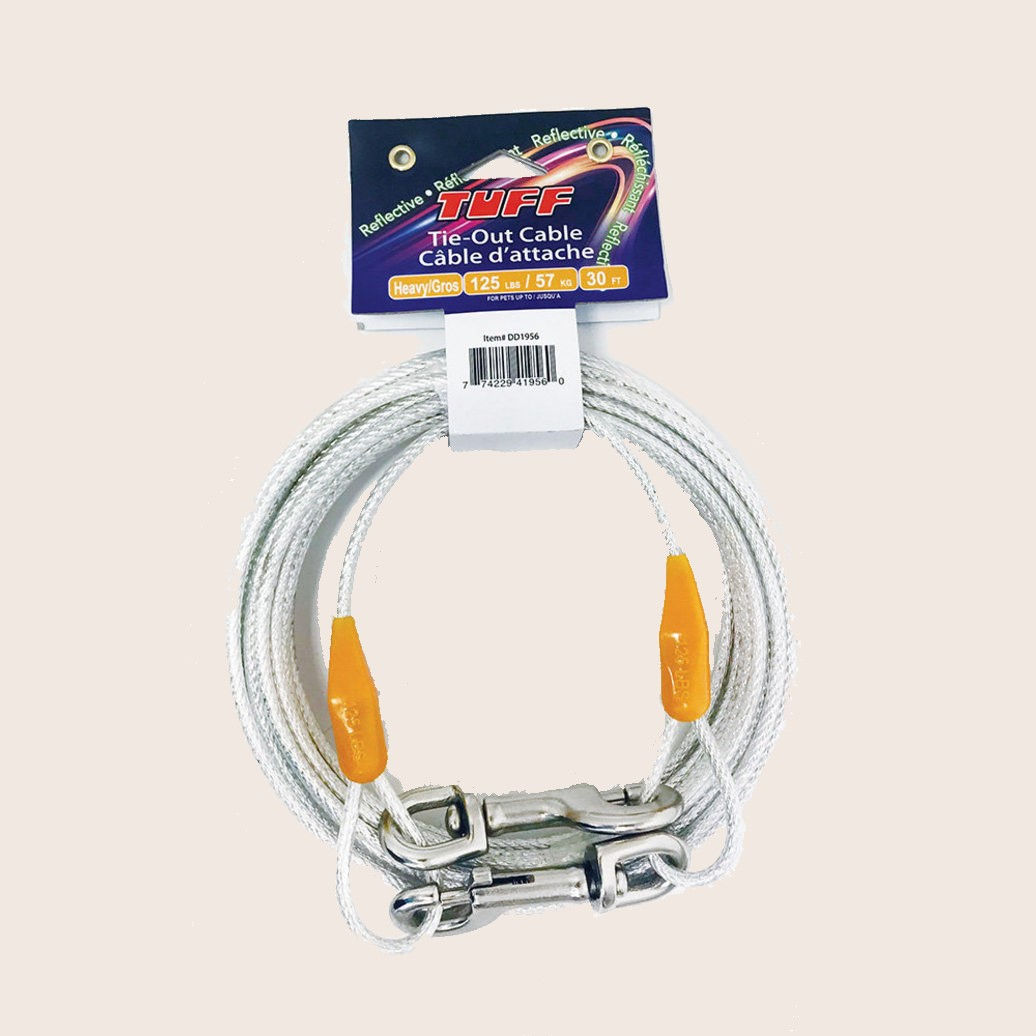 Tuff Heavy 30' Reflective Tie Out