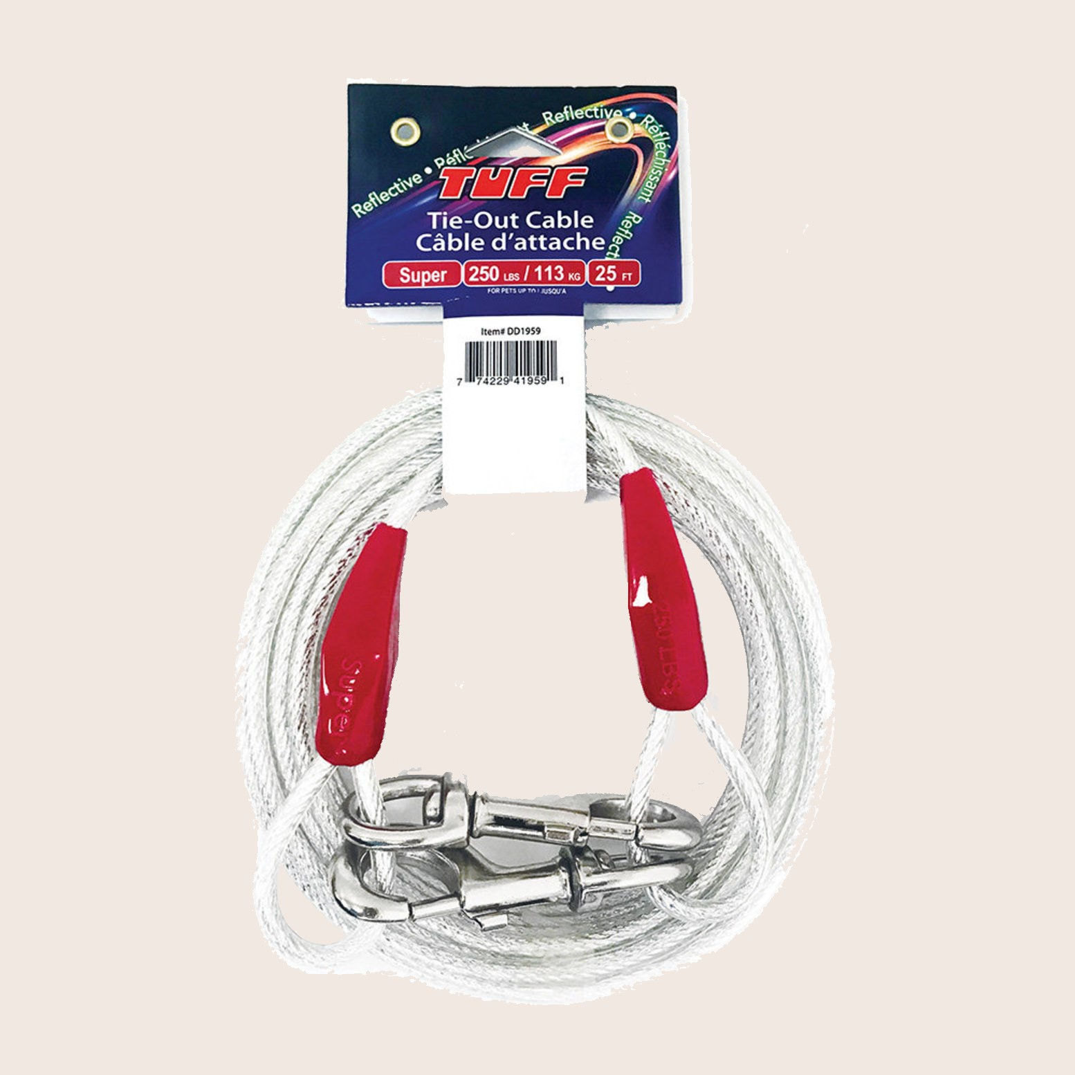 Tuff Super 25' Reflective Tie Out