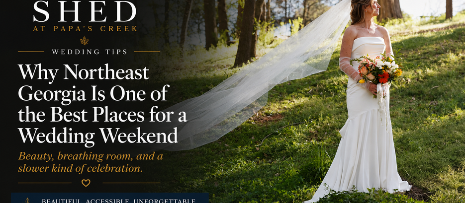 Why Northeast Georgia Is One of the Best Places for a Wedding Weekend