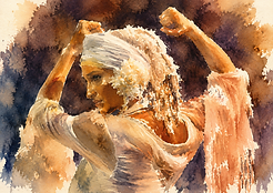 Danseuse puisante