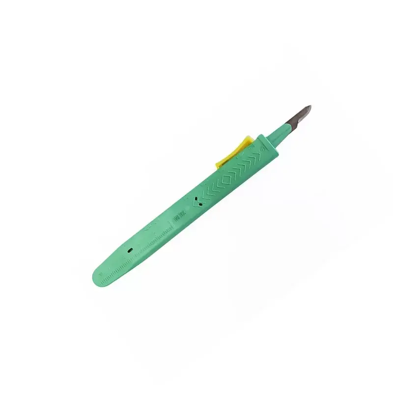 Bisturi Descartável com Dispositivo de Segurança n°15 c/10 Unidades - Wiltex
