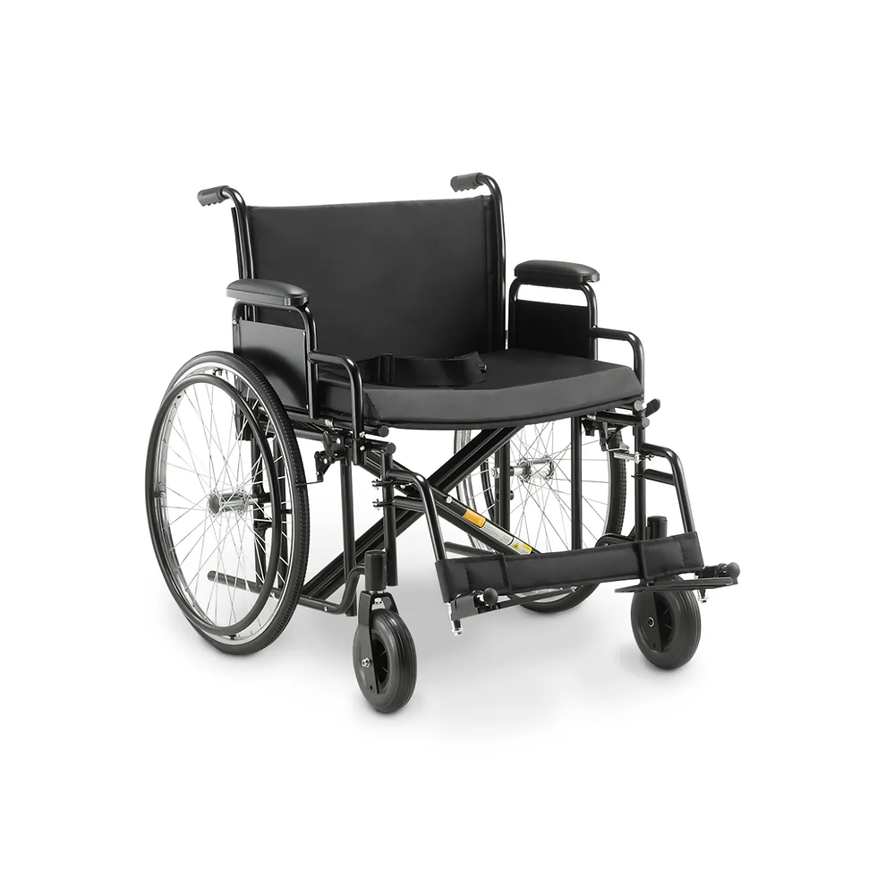 Cadeira De Rodas 180KG - Ref D500 - Dellamed