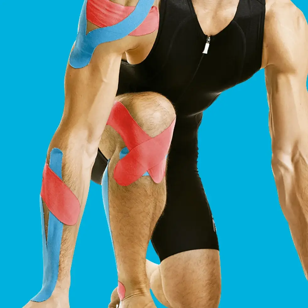 Miniatura: Bandagem Kinesiology 5m x 5cm Preta - Multilaser