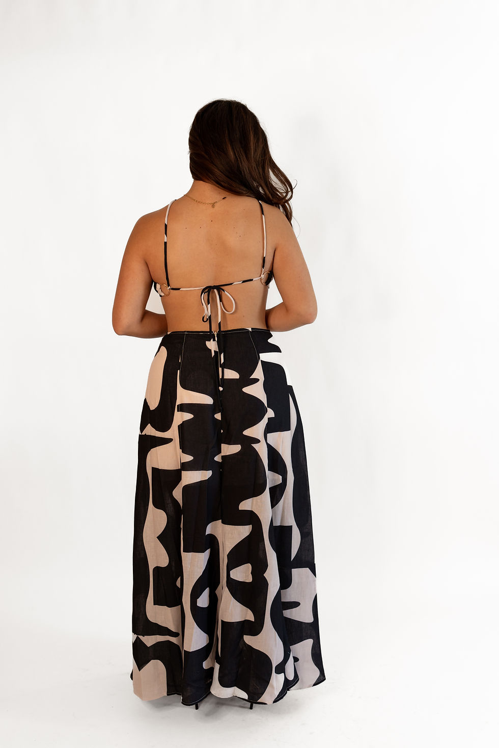Thumbnail: Linen Abstract Dress