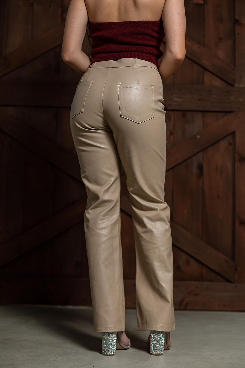 Thumbnail: Night Out Faux Leather Pants