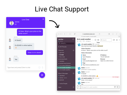 Live Chat Support banner