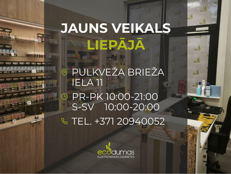 Jauns veikals Liepājā