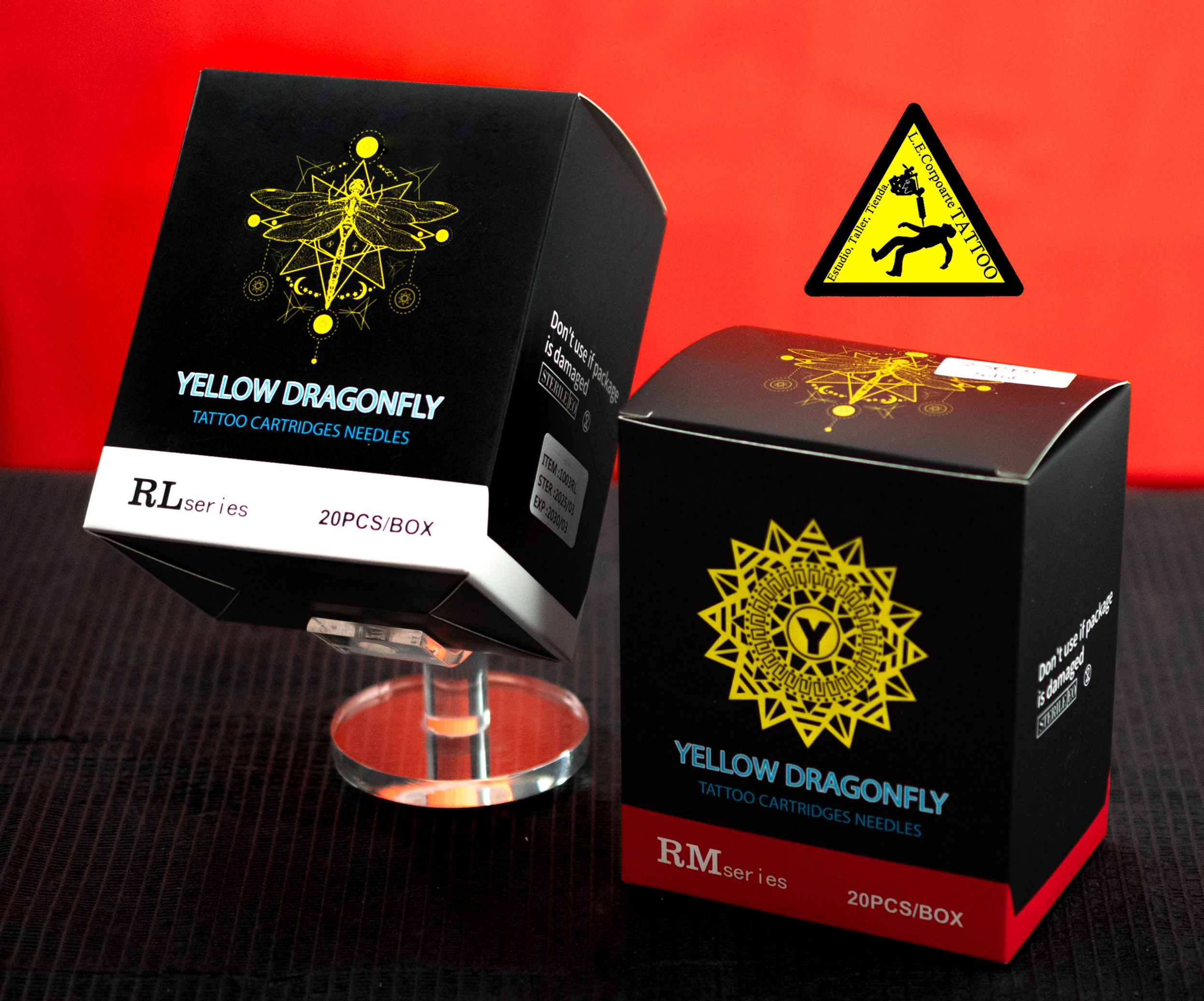 Cartuchos / Agujas de cartucho - Yellow Dragonfly - Caja de 20 surtida