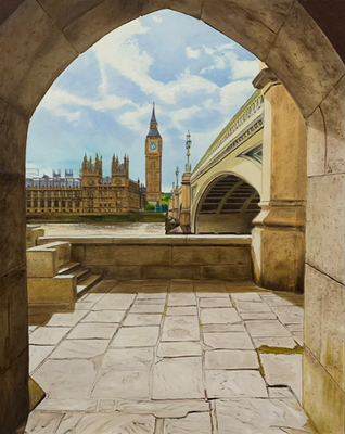 O Big Ben Emoldurado