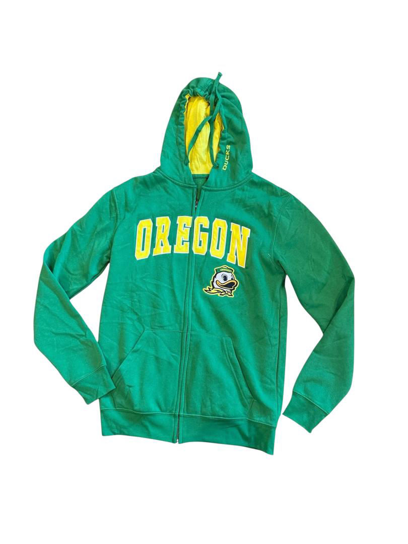 Thumbnail: Men’s  Green Oregon Ducks Big & Tall Full-Zip Hoodie 