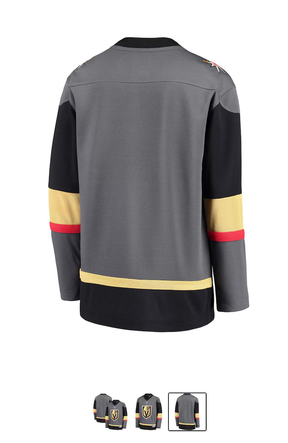 Thumbnail: Vegas Golden Knights Alternate Replica Blank Jersey - Black