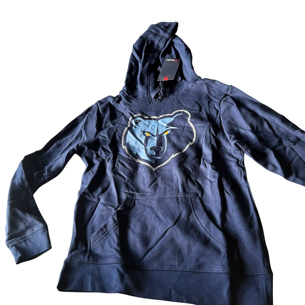 Thumbnail: Memphis Grizzlies Hoodie Extra Large Blue NBA Basketball Fleece Pullover