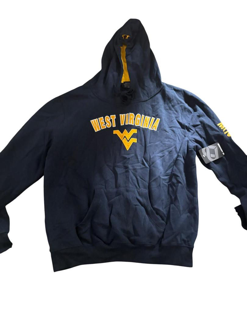 Thumbnail: West Virginia Mountaineers Navy Pullover Hoodie (Sweatshirt à capuche)