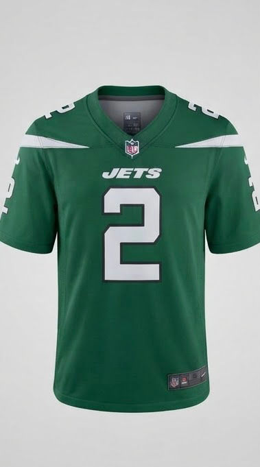 New York Jets Jersey Zach Wilson #2 On Field Men’s S Green Home