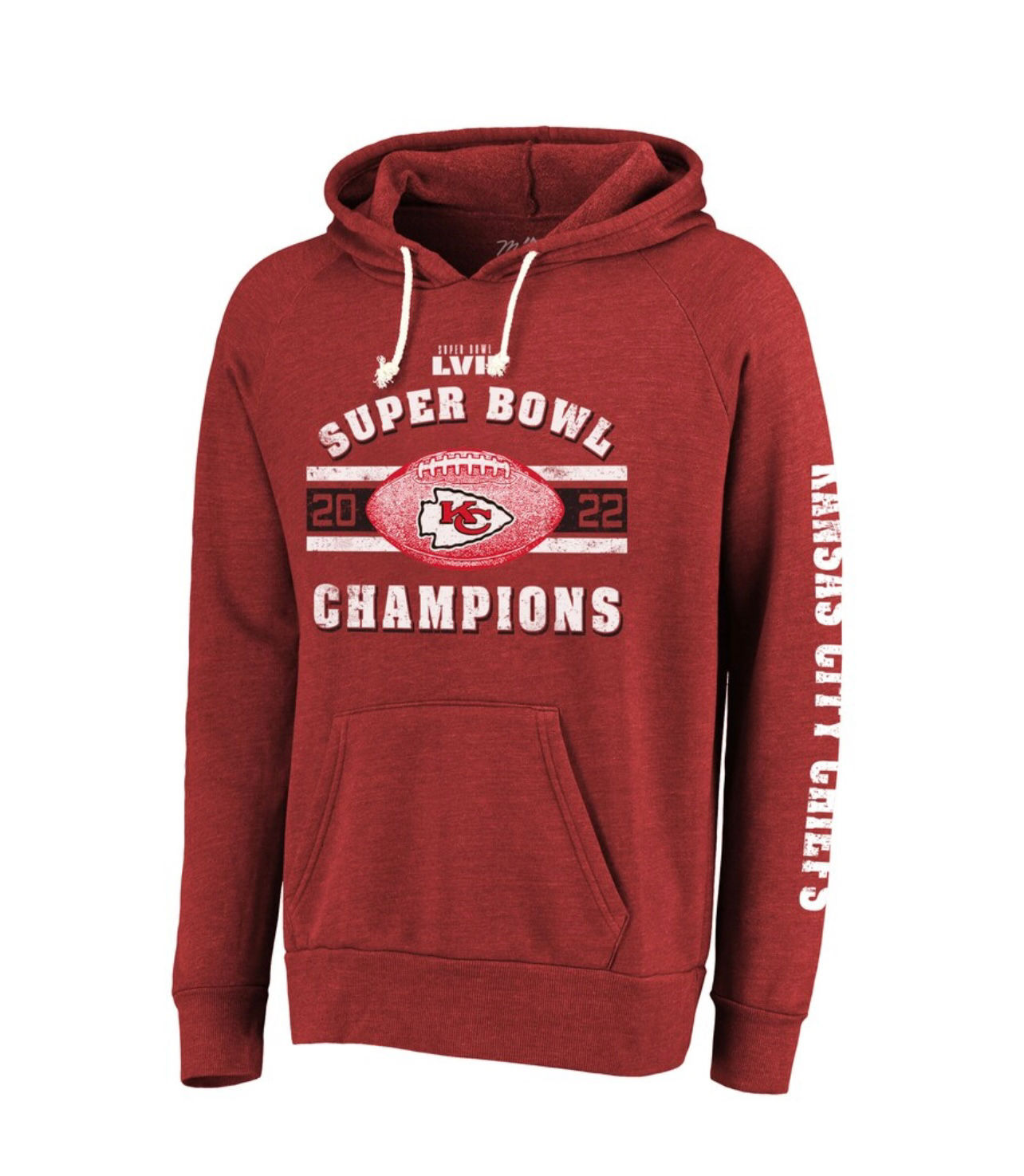Majestic Threads Red Kansas City Chiefs Super Bowl LVII Champions Always Champs 